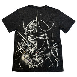 Teenage Mutant Ninja Turtles Gray All Over Print Shirt Sz S
